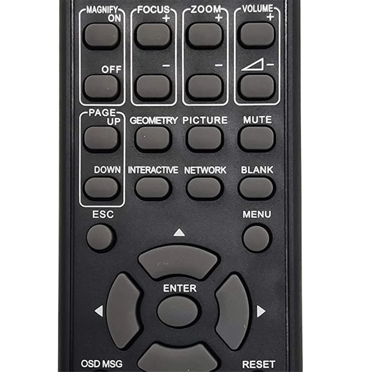 Controle Remoto para Projetor Hitachi, R025H, CP-X5555, CP-X5550, CP-WX5505, CP-EW5001WN, CP-EX3051WN, LP-AW4001, LP-AW3