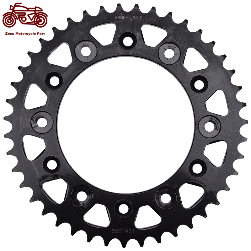 Motorcycle Front and Rear Sprockets Steel Gear Pinion for HONDA CRM250 MD 32 24 CRM 250 AR MD32 CRM250 RP2 MD24 14T/43T 520