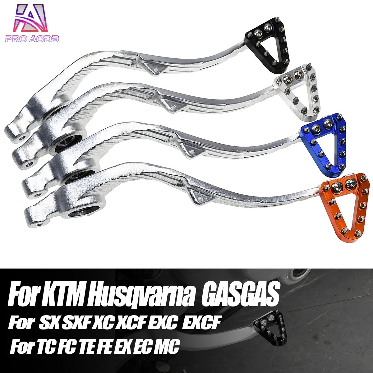 Motorcycle CNC Rear Brake Lever Pedal For KTM HUSQVARNA SX EXC TC TE TX FE 125 250 300 350 500 2017-2022 Dirt Bike Accessories
