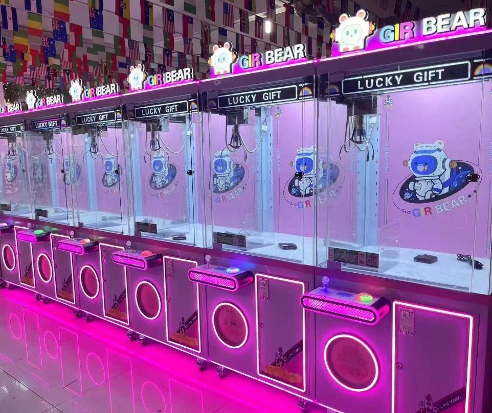 

Mini Doll Machine Arcade Claw Crane Game Machine Coin Operated Plush Toy Boutique Small Gift Vending Game Machine for Sale