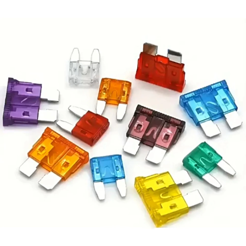 420pcs Boxed Small and Medium-Sized Fuse Pack, Automotive Fuses Plus 2 Sets of Test Pens