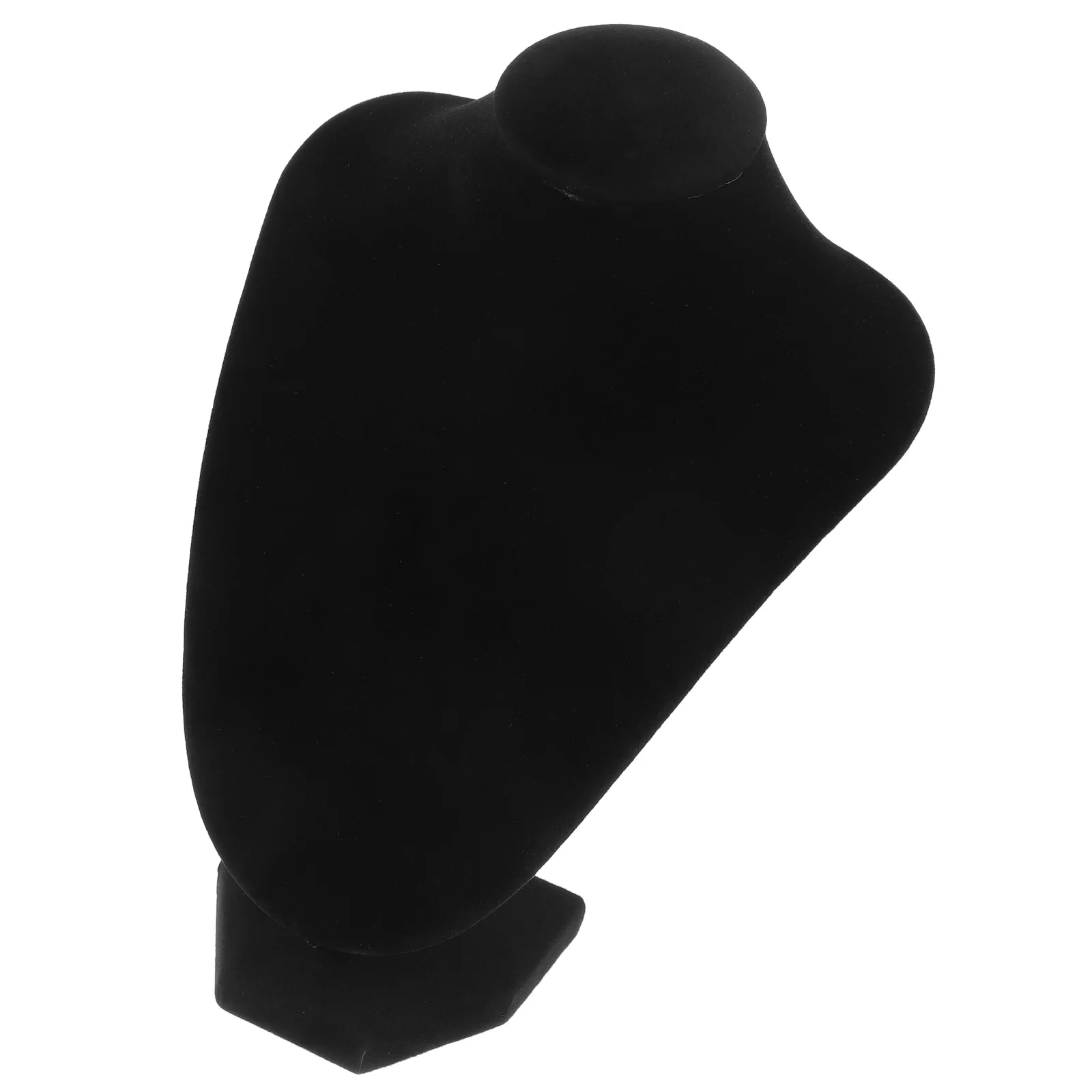 

V-shaped Necklace Display Stand Black Jewelry Mannequin Adjustable Height Bust Holder for Necklaces Female Hand Model Craft