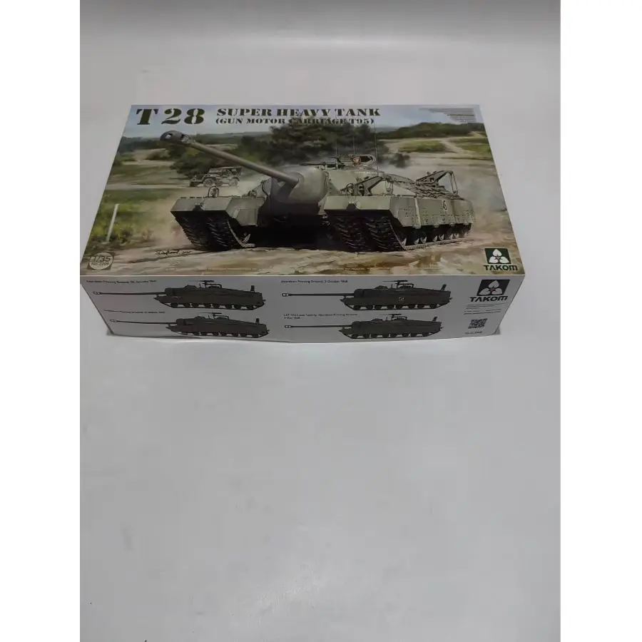 

2209 TAKOM 1/35 Сверхтяжелый танк T28 (Пулеметная установка T95) — набор для сборки модели
