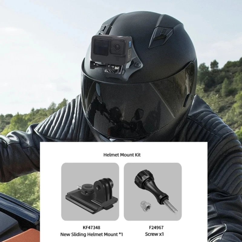 Helm-Videohalterung für Action-Kamera und Outdoor-Radfahren M76A – Detail 1