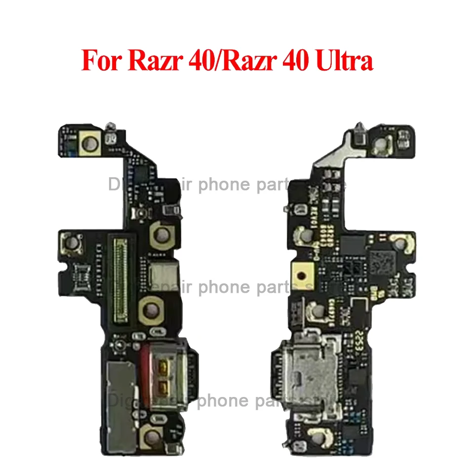 OEM For Motorola Moto Razr 40 Ultra USB Charging Port Flex Cable For XT2321 Charger Port Dock Plug Connect Board Replace Parts