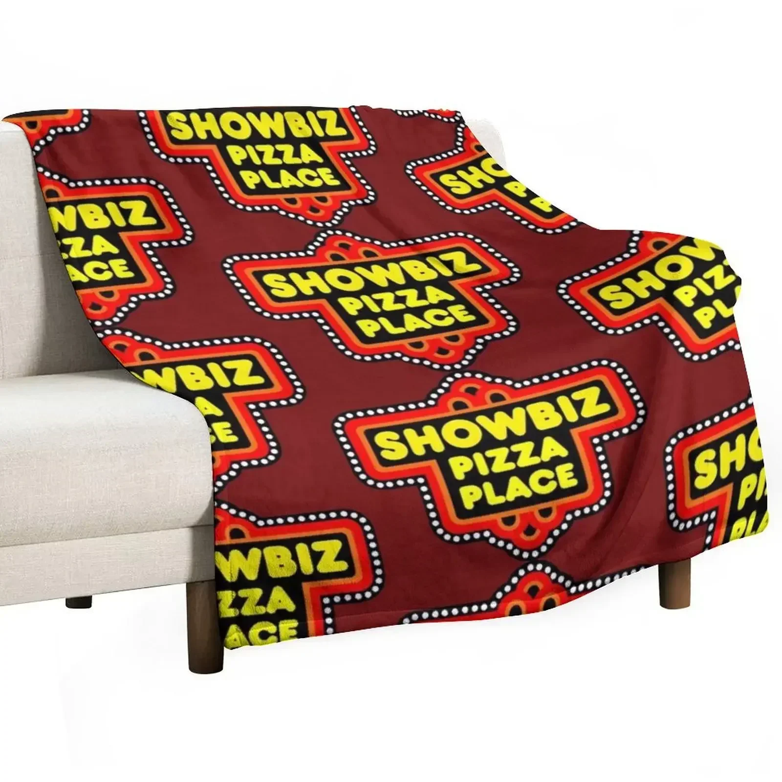 

Showbiz Pizza Throw Blanket Cozy Throw Blanket Birthday Gift for Him Her