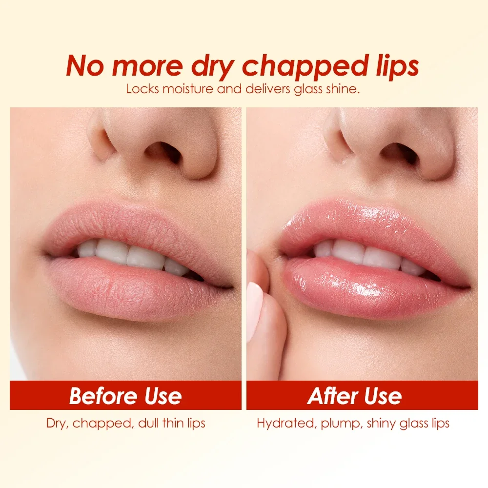 6 Pack Cute Tiny Can Shimmer Lip Gloss, all-day lock moisture for dry lips, buildable sheer tint, portable design for quick outd