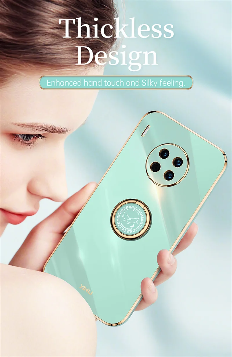 Case for Huawei Nova 8i NEN L22 LX1 LX3 Plating Silicone TPU Bumper Soft Back Cover Phone Case for Huawei Nova 8i Nova8i 4G