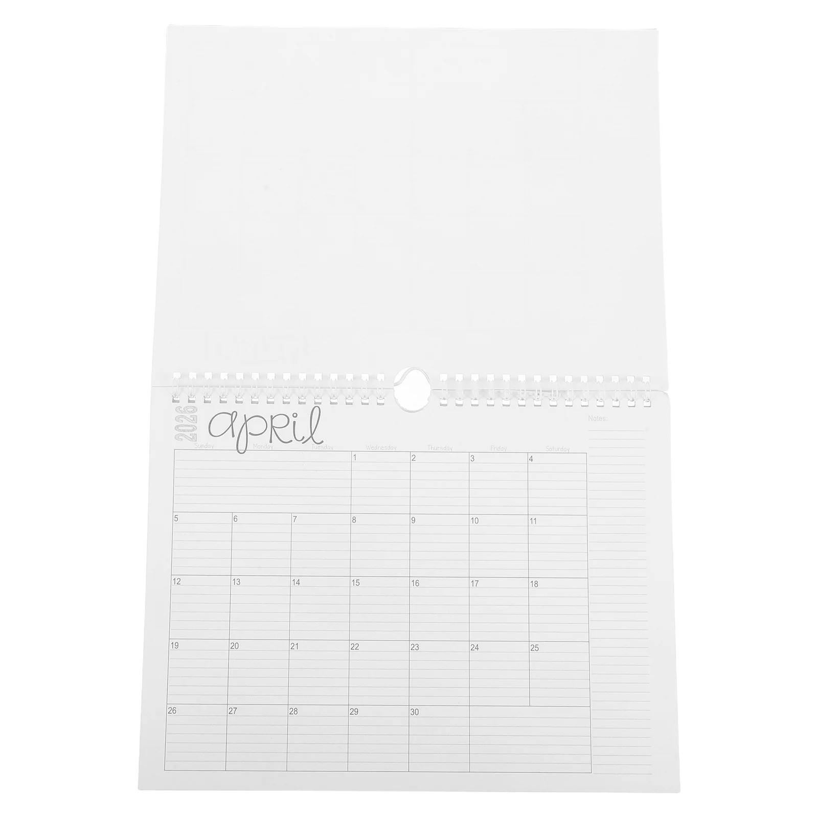 

2026 Wall Calendar Large Monthly Wall Planner Coil Bound Modern Minimalist Calendar for Office Home School Family Use 12 Month
