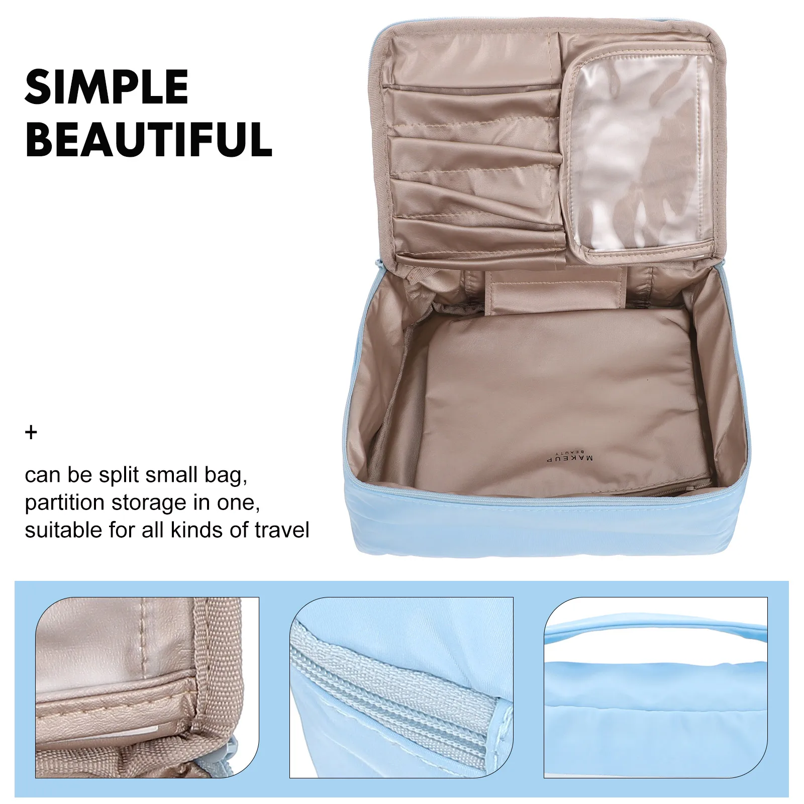 

Bag Travel Makeup Travelling Toiletries Simple Men's and Women's Toiletry Organizing