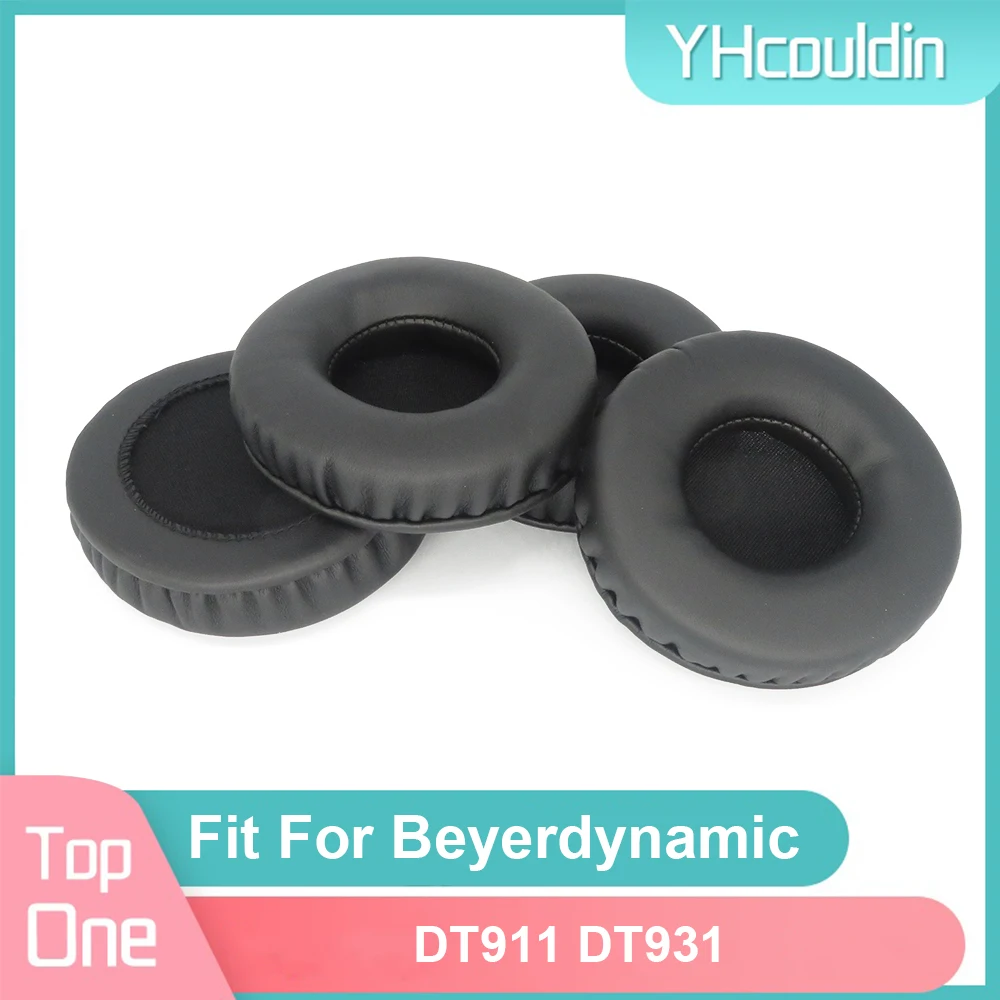 Almohadillas para auriculares Beyerdynamic DT911 DT931, almohadillas suaves de PU, almohadillas de espuma para los oídos, color negro