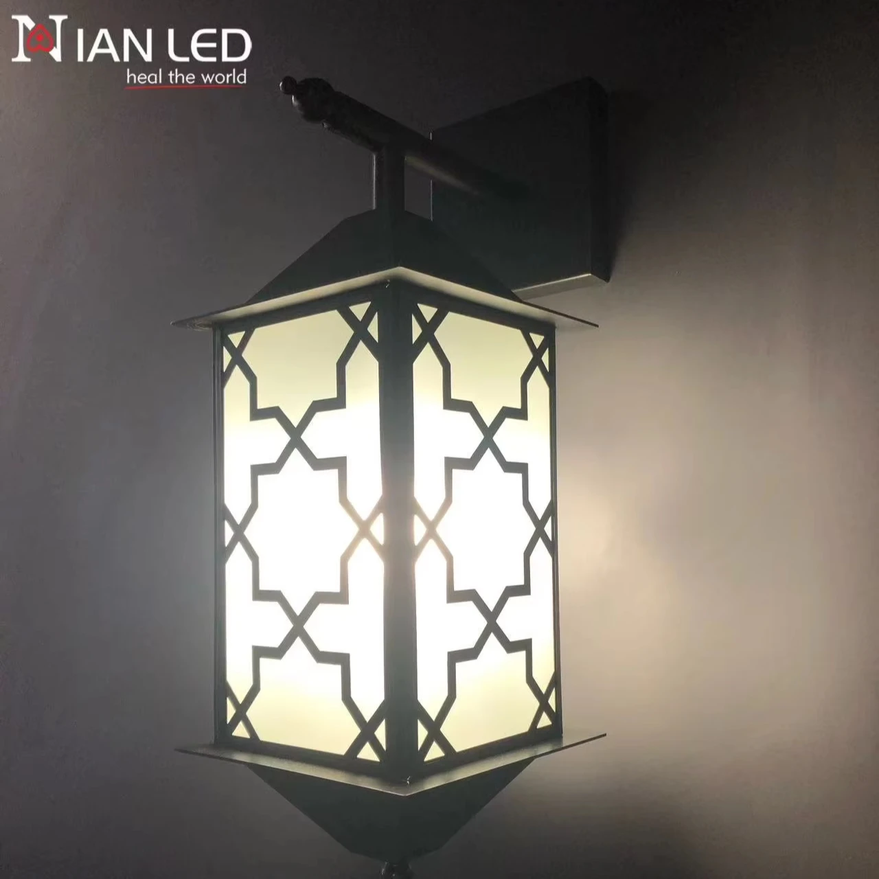 LED Copper Wall Lights Modern Indoor Outdoor Lighting Villa Hotel Gate Waterproof 3500K/4100K/6000K Color Temperature Switch