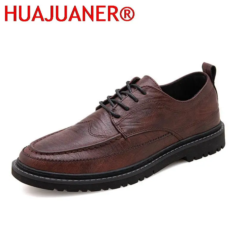 

2023 New Men's Quality Leather Shoes British Business lace up fashion black Soft Leather Man Split Leather Dress Shoes Men