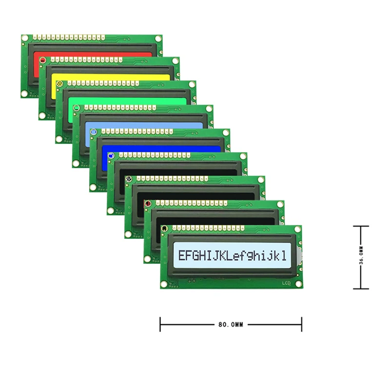 Módulo i2c Display LCD, 1601A, 16x01, Controlador SPLC780D, Fonte de Alimentação 5V, Múltiplos Modos