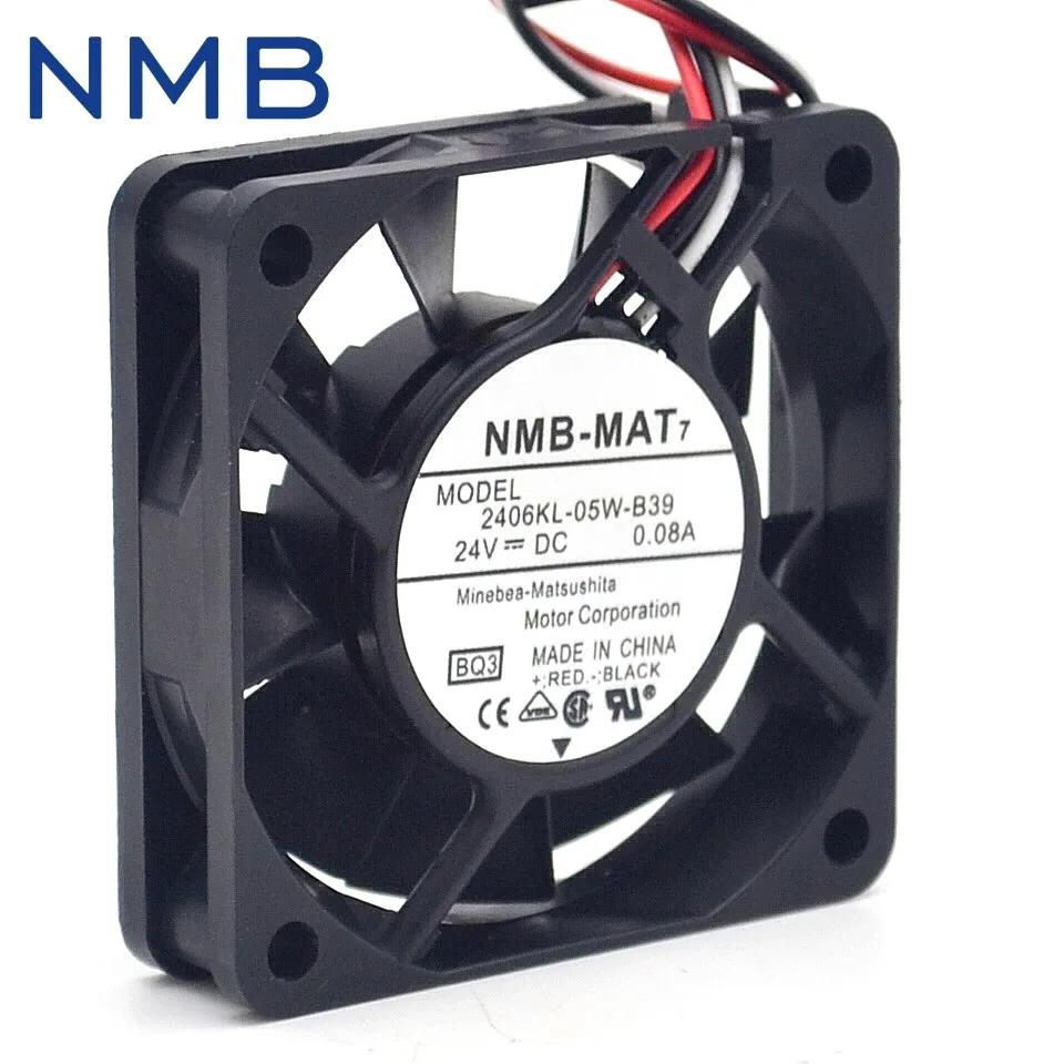 

2406KL-05W-B39 24V 0.08A 60mm 6015 Fan 3-wire for NMB