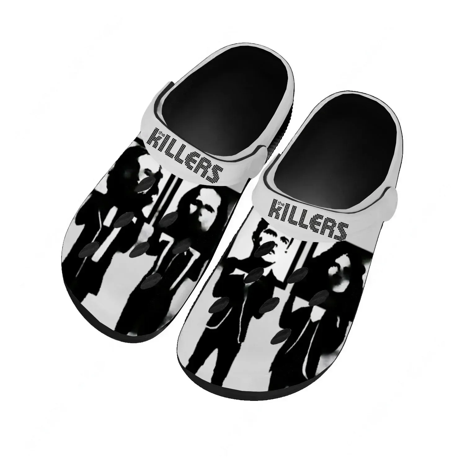 The Killers Band Water Shoes Mens Womens Comfortable Fashion Home Garden Clogs Customizd Sandals Beach Breathable Hole Slippers