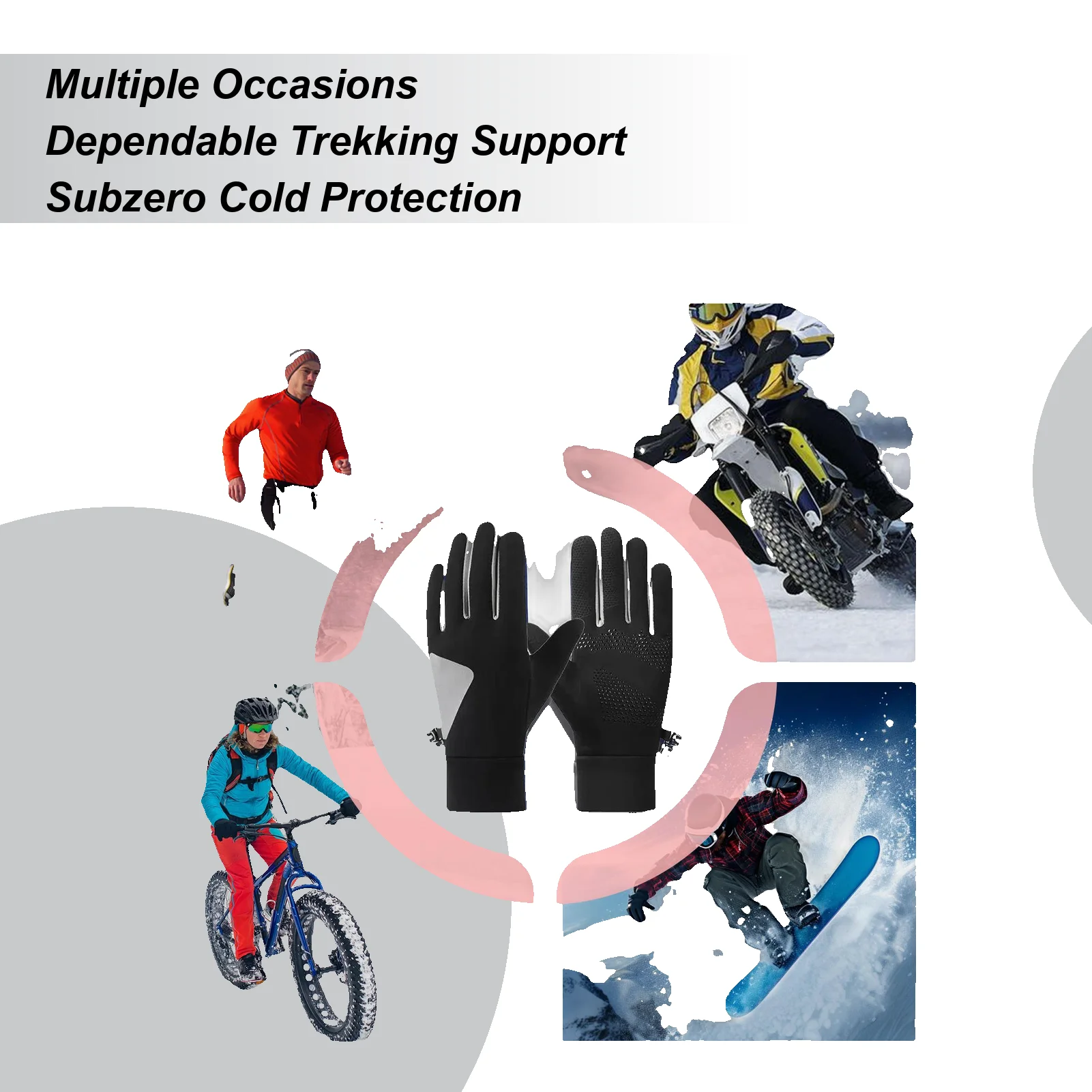 

Rechargeable Heated Gloves Waterproof Warm Electrical Gloves Skiing Snowboarding Equipment For Touchscreen Motorcycling Hunting