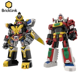 Bricklink Ideas MOC Japan Anime Robot Figures Geong Kaizouku Sentai Gokaiger GAOGAIGAR Turbo Robo Building Blocks Kid Toys Gift