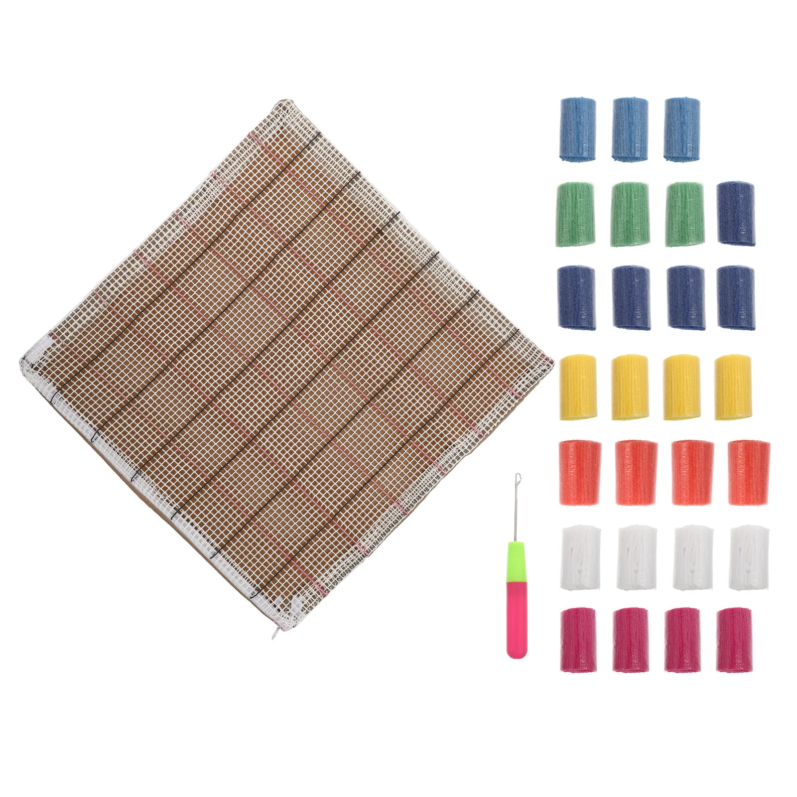 1 Conjunto de Capas de Almofada de Desenho Animado para Bordado DIY, para Sofá, Cadeira, Cama, Carro, Decoração de Sala de Estar, Confortável e Antirrugas