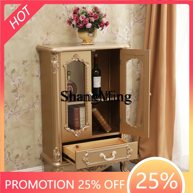 FG good-looking  entrance decoration ivory white modern simple dining room living room locker
