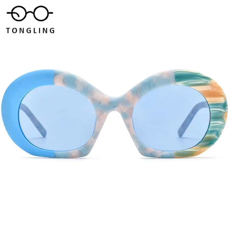 matte-finish-high-quality-women-handmade-fashion-color-acetate-glasses-premium-men-cat-eye-thick-frame-outdoor-driving-sunglass