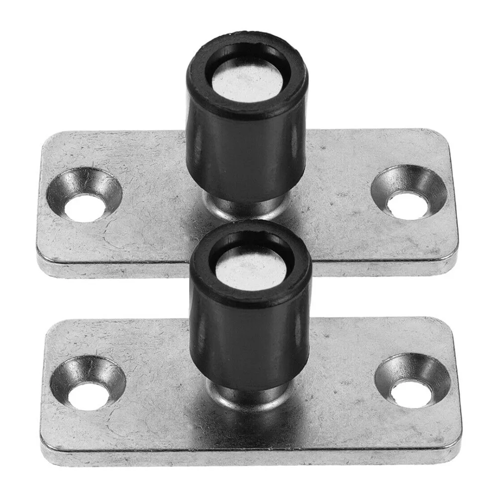 2 Pcs For sliding Door Stopper with Floor Mounted Stainless Steel Bottom Rail Guide Designed for Barn Door Track Compatibility