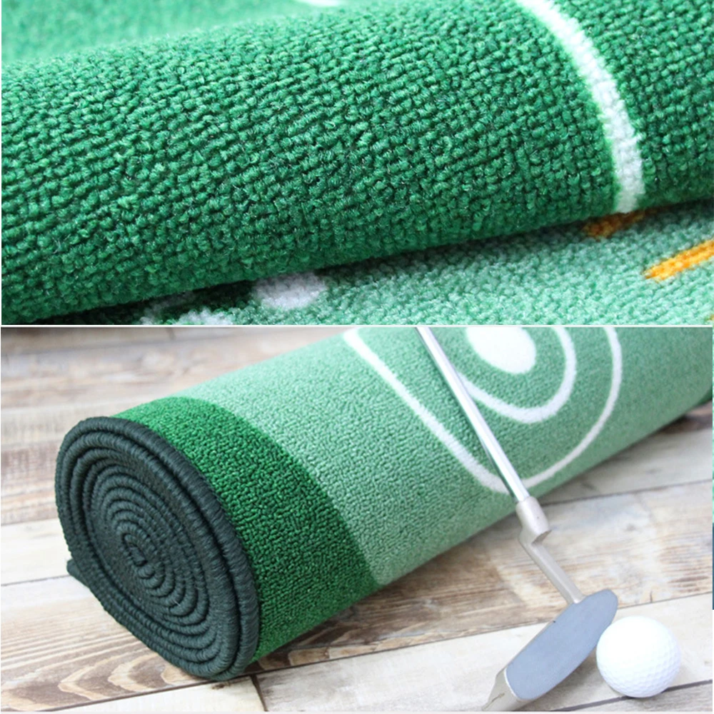 Washable Exercise Residential Artificial Grass No Odor Home Trainer Pad Golf Carpet Golf Practice Putting Mat Hitting Games