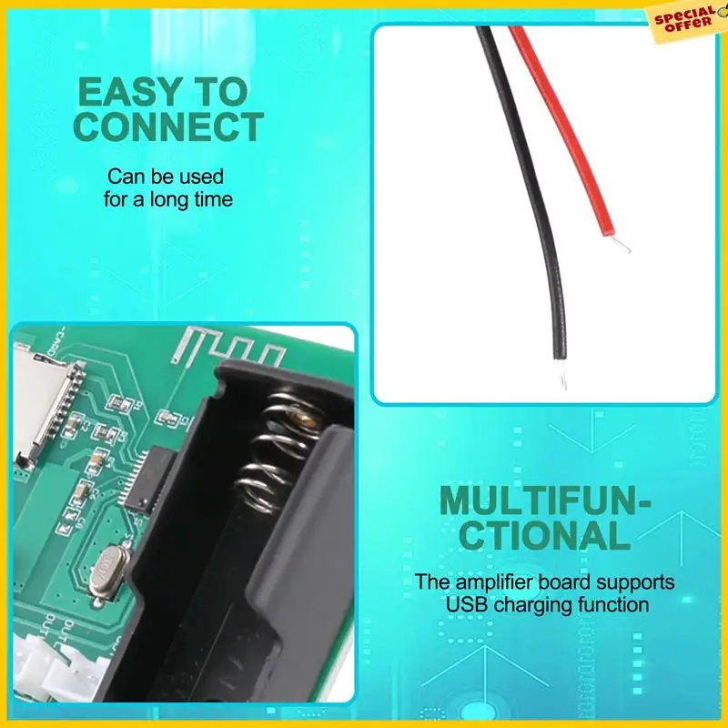 A25P مكبر كهربائي مجلس XH-A150 بطارية ليثيوم بلوتوث الرقمية 10 واط الطاقة لتقوم بها بنفسك مكبر صوت صغير قابلة للشحن