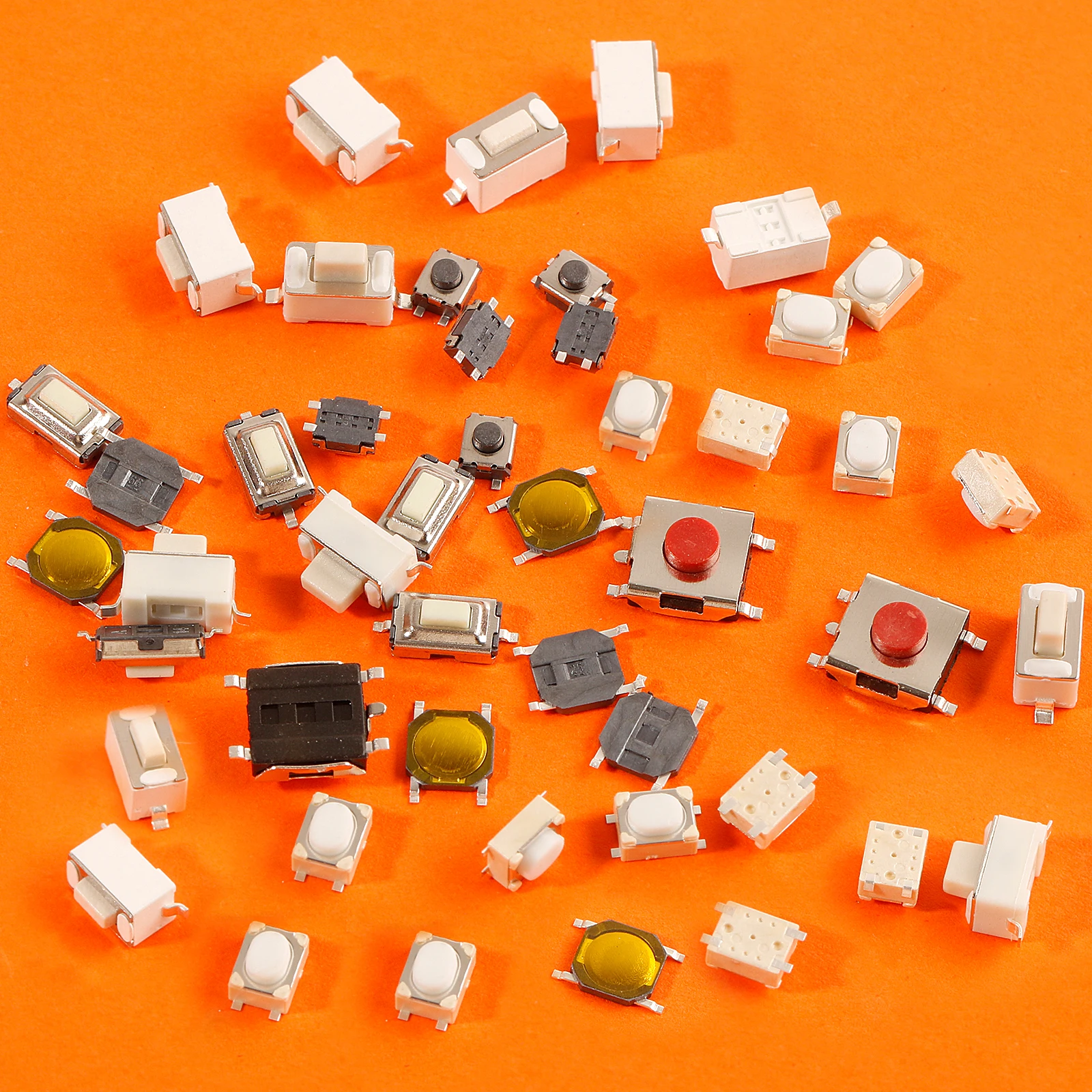 100/200pcs Tactile Push Button Switch Car Remote Control Touch Microswitch