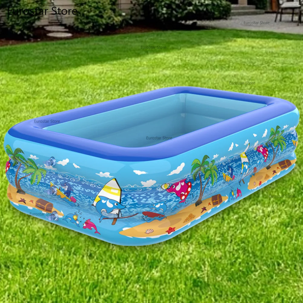 풍선 수영장 실내 옥외 PVC 수영장 유아 어린이 수영장을 위한 만화 두꺼운 수영장