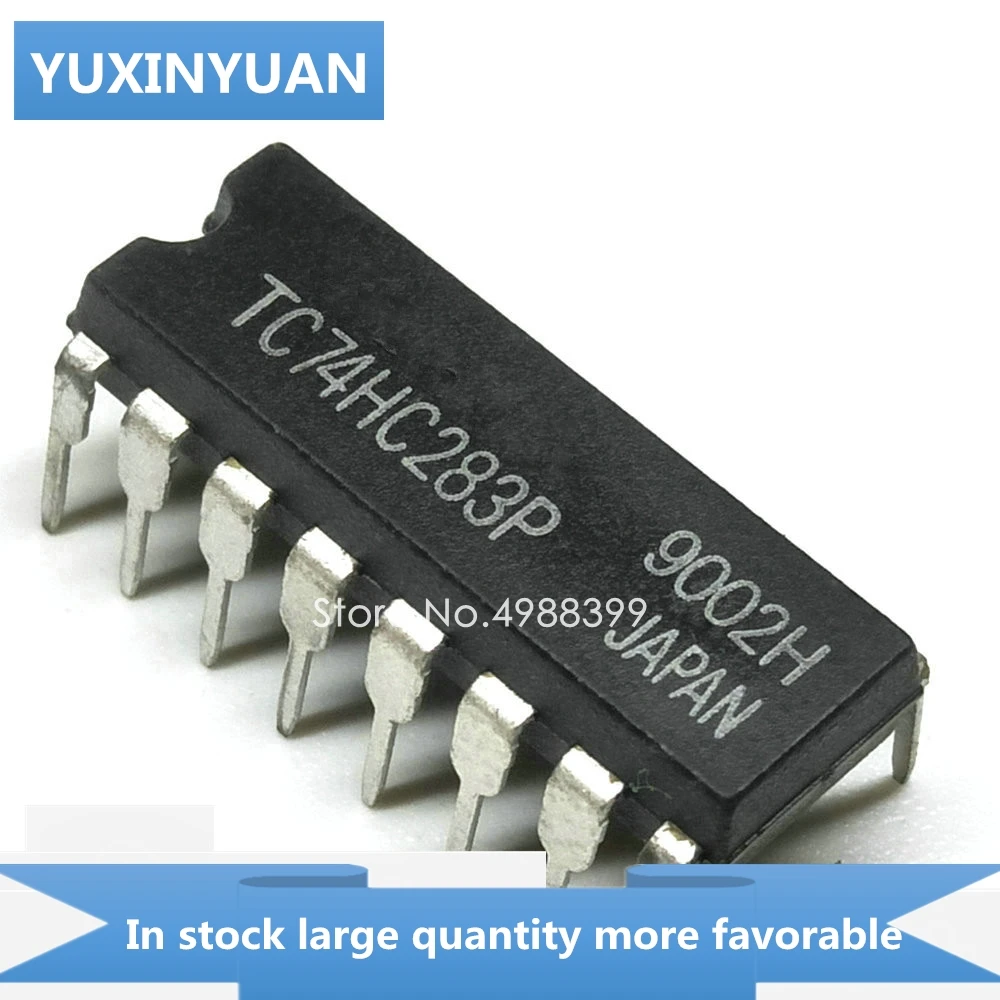 10PCS  TC74HC283P  TC74HC283  74HC283P  74HC283 DIP14  YUXINYUAN IN STOCK  