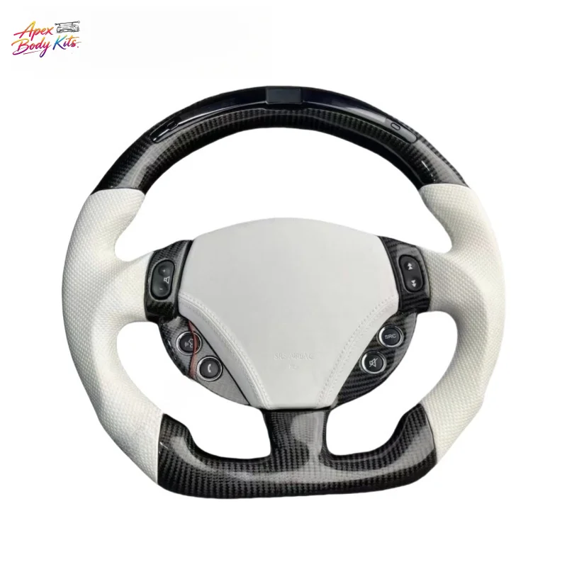 FOR Maserati GT GTS GC MC Quattroporte President Series Upgraded and Customized Carbon Fiber Steering Wheel