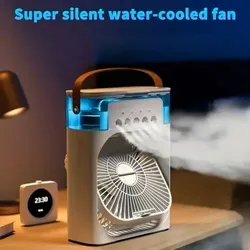 New Five-hole Spray Fan USB Desktop Humidifier Portable Practical Cooling Fan Hydrocooling Summer Indispensable Chiller Office