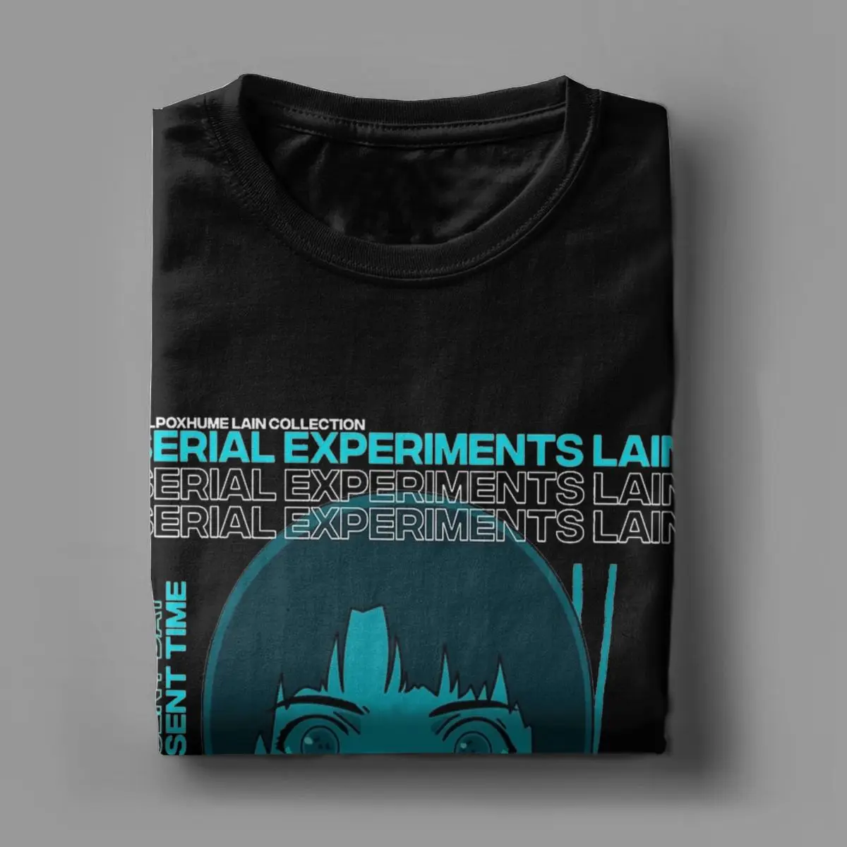 Men Serial Experiments Lain Aesthetic Retro Darker T Shirts Anime Cotton Tops Short Sleeve Crew Neck Tee Shirt Gift Idea T-Shirt