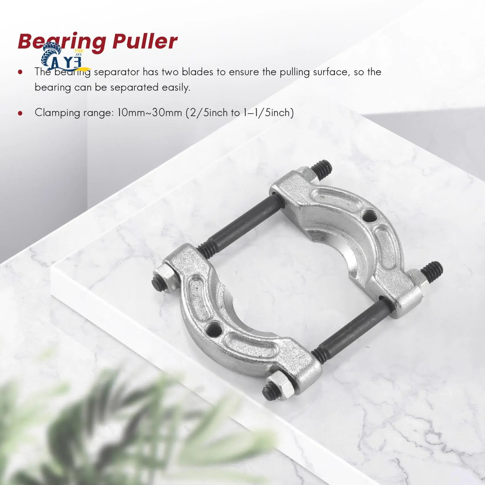 AY03-1 Inch Bearing Separator 10Mm-30Mm Small Bearing Splitter Bearing Puller Bearing Separator Remover Tool Bearing Puller