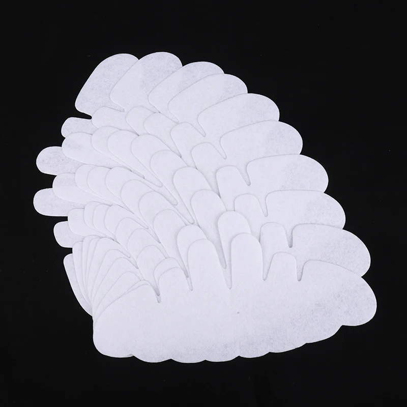 10 pezzi cappello fodera per il sudore scudi estate assorbente del sudore previene le macchie fasce protettive per berretto da golf da baseball cuscinetti anti-sporco