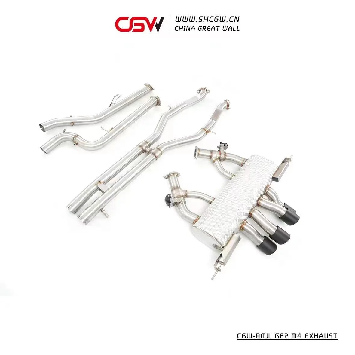 Active Sound Valvetronic Exhaust Muffler Cat-back for G80 M3 3.0T S58 MP Style
