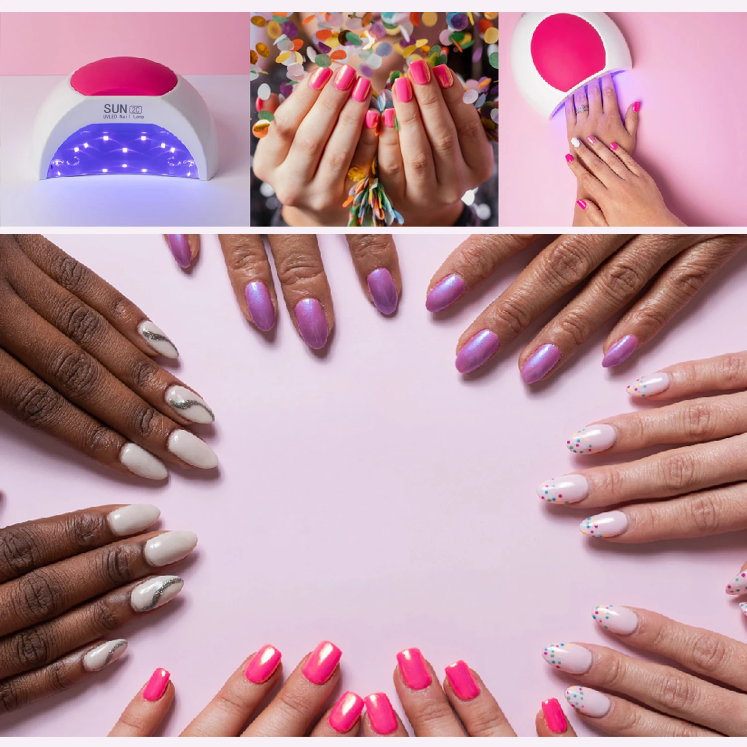 LULAA Professional 45 LED UV LED 네일 램프 건조기, 매니큐어 용 젤 폴란드어 건조 램프 용 4 개의 타이머 메모리 기능 램프 포함