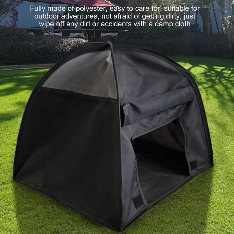 Dog Sun Protection Tent Anti-UV Breathable  Waterproof  Portable Foldable Pet Tent Kennel  Outdoor  For Beach Dog  Pet Supplies