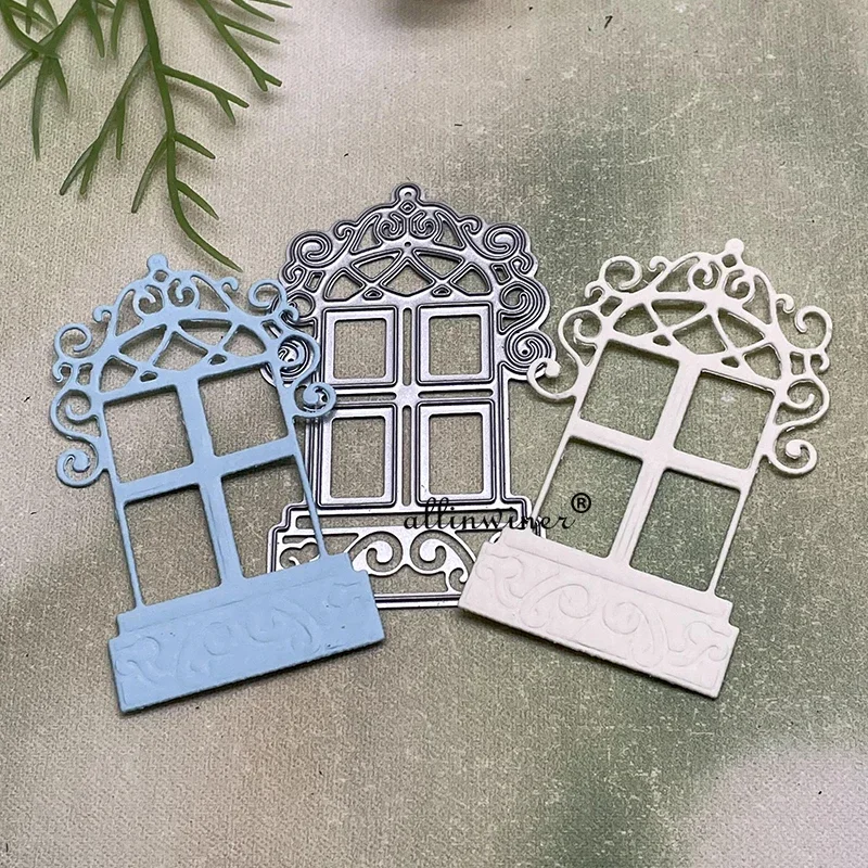 

New Lace window door frame Metal Cutting Dies for DIY Scrapbooking Album Paper Cards Decorative Crafts Embossing Die Cuts