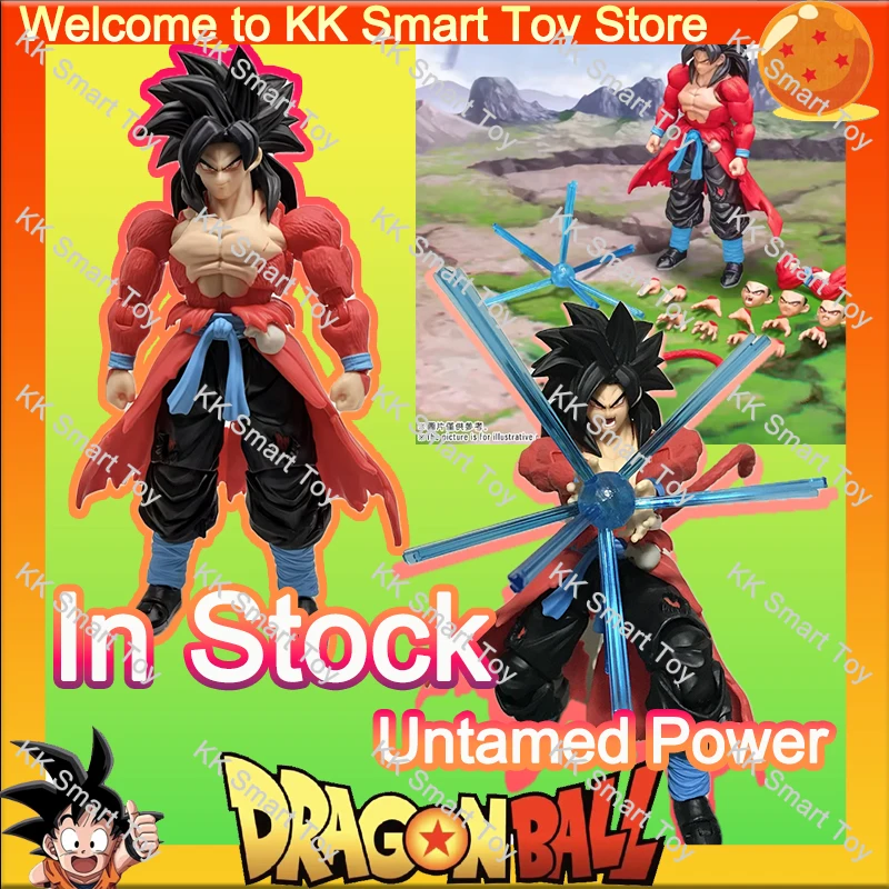 

In Stock Dragon Ball Z DBZ Demoniacal Fit DF SHF SSJ4 Goku Untamed Power -Time Ranger- Action Figure Toy Collection Model Gift