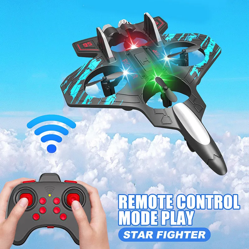 Remote Control Mini Drone Stunt Airplane for Kids