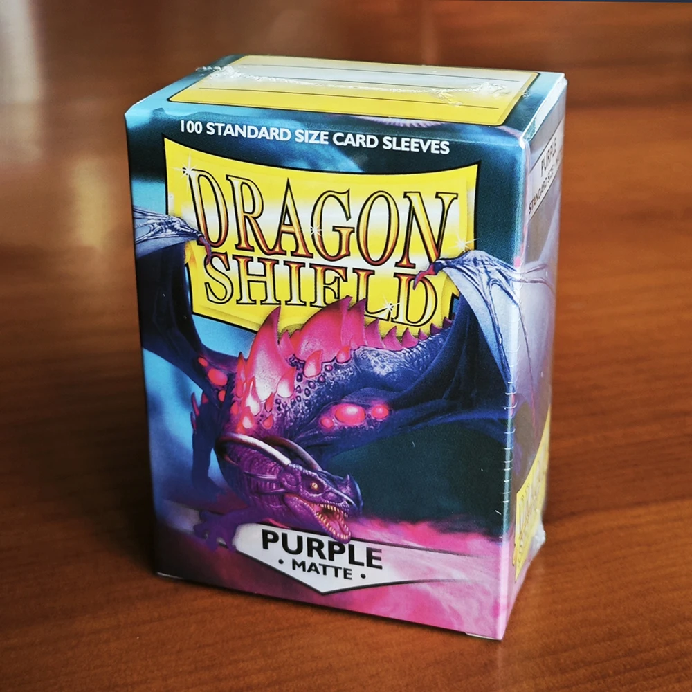 Dragon Shield Matte White/Magenta/Gold/Emerald/Crimson/Purple Card Sleeves(66x91mm), Suitable for TCG Game Cards Protection