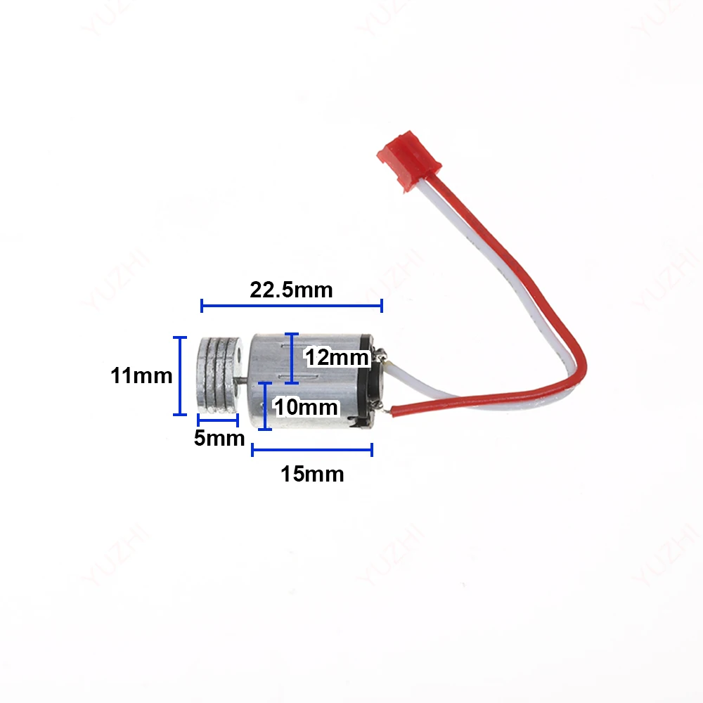 Micro N20 Vibration Motor Motor DC 3V 3.7V Vibrator with 5mm*10mm Eccentric Wheel for Electronic Lock Portable Instrument