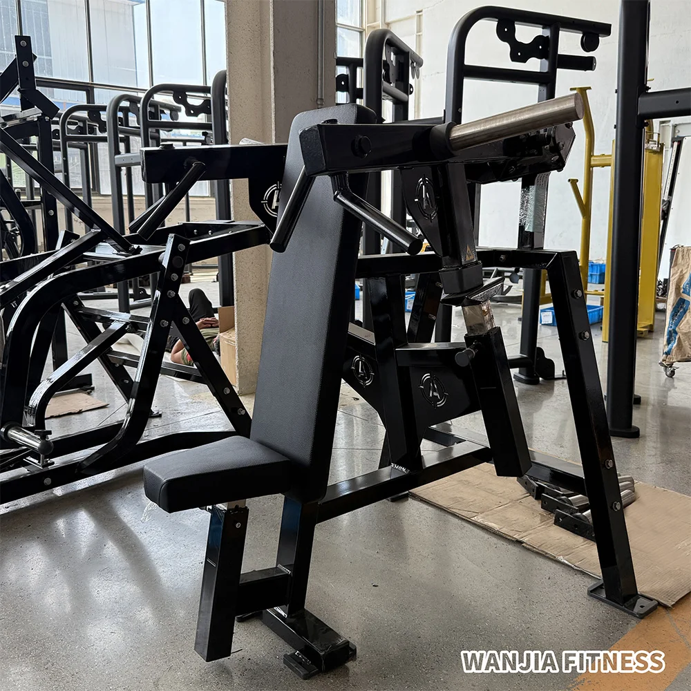 High Performance Commercial Gym Fitness Equipment with Great Cushion and Great Material Plate Loaded Shoulder Press for Workout