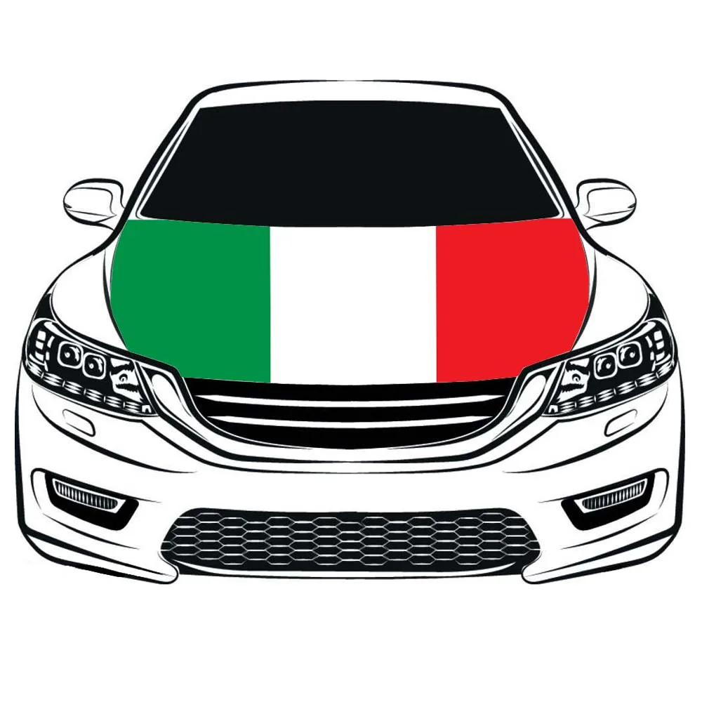 

Italy national flag car Hood cover flags 3.3x5ft/5x7ft 100%polyester,car bonnet banner