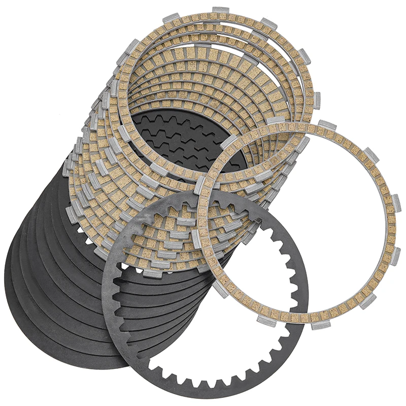 Motorcycle Clutch Friction Plates & Steel Plate Kits For X-WEDGE‌ Tourer VS2000‌ Pathfinder RX2000 Rover RL2000 Navigator VT2000