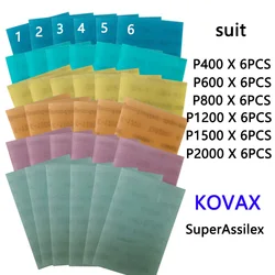 Japan KOVAX Square Soft Abrasive Paper Car Orange Peel Pattern Dry Grinder Polishing Machine Fine Polishing Sandpaper 85*130mm