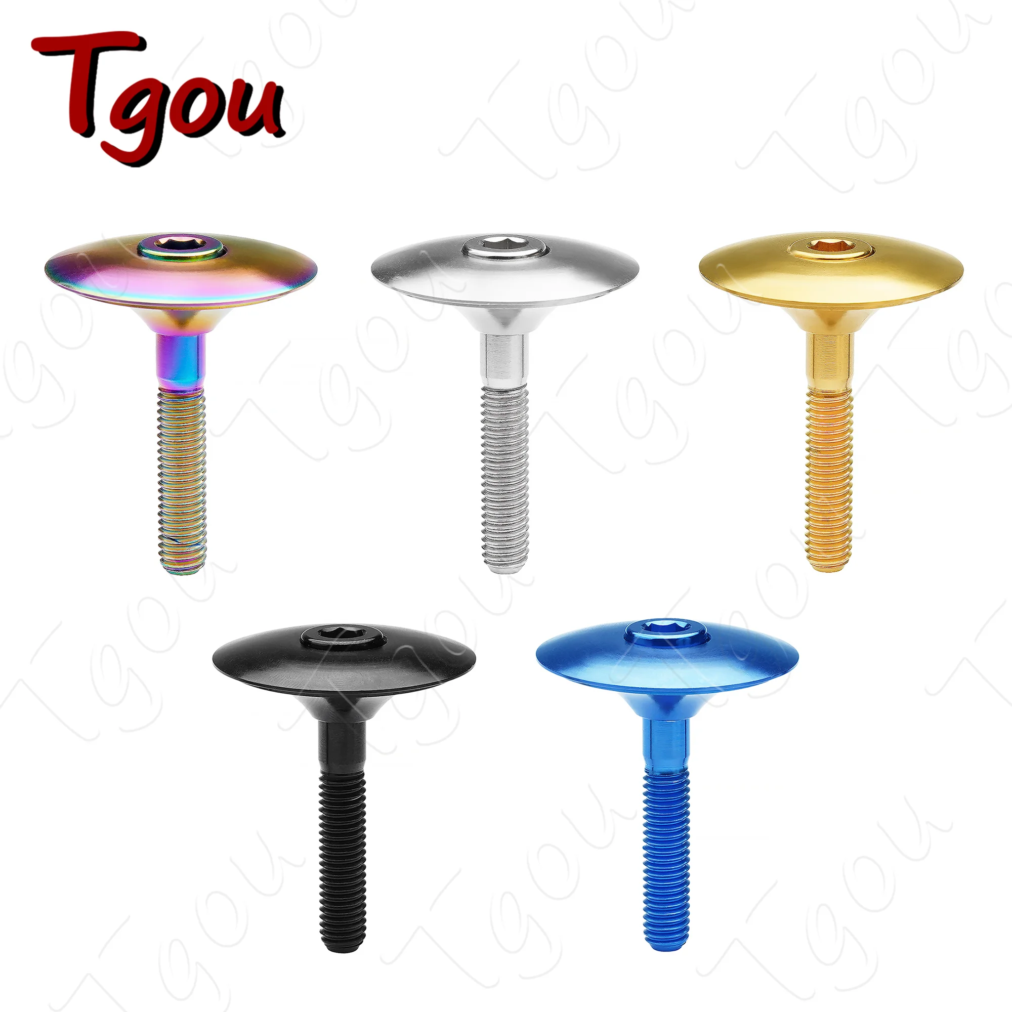 Tgou  M6 x 35mm Ti Titanium Headset Top Cap 1-1/8