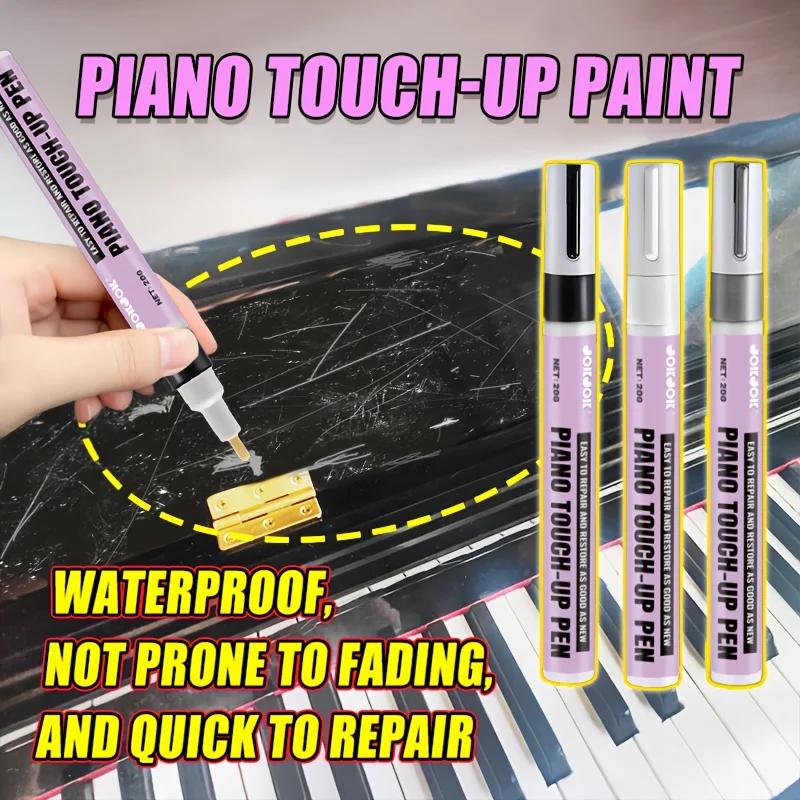 قلم إصلاح البيانو. أداة إصلاح وترميم الخدوش، مناسبة للقيثارات والبيانو الكهربائي والأنابيب والتشيلو وما إلى ذلك. #1